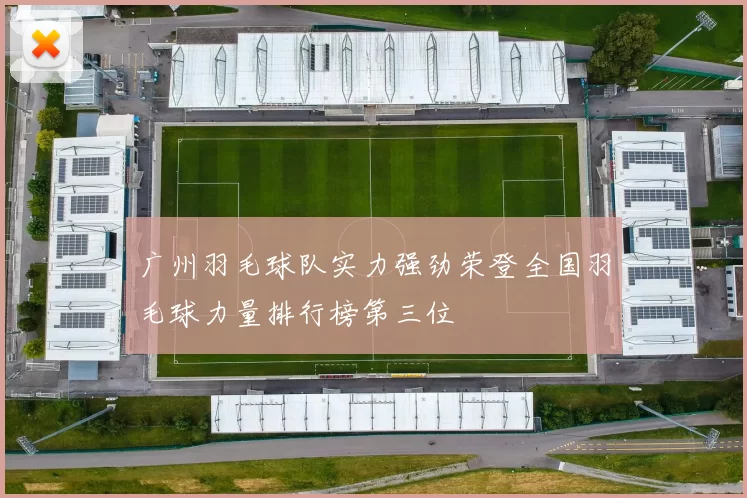 广州羽毛球队实力强劲荣登全国羽毛球力量排行榜第三位