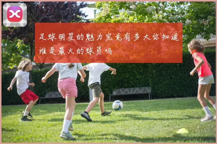 足球明星的魅力究竟有多大你知道谁是最火的球员吗